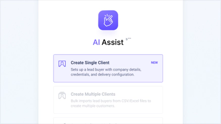 LeadExec's AI Assist for Lead Distribution Set Up
